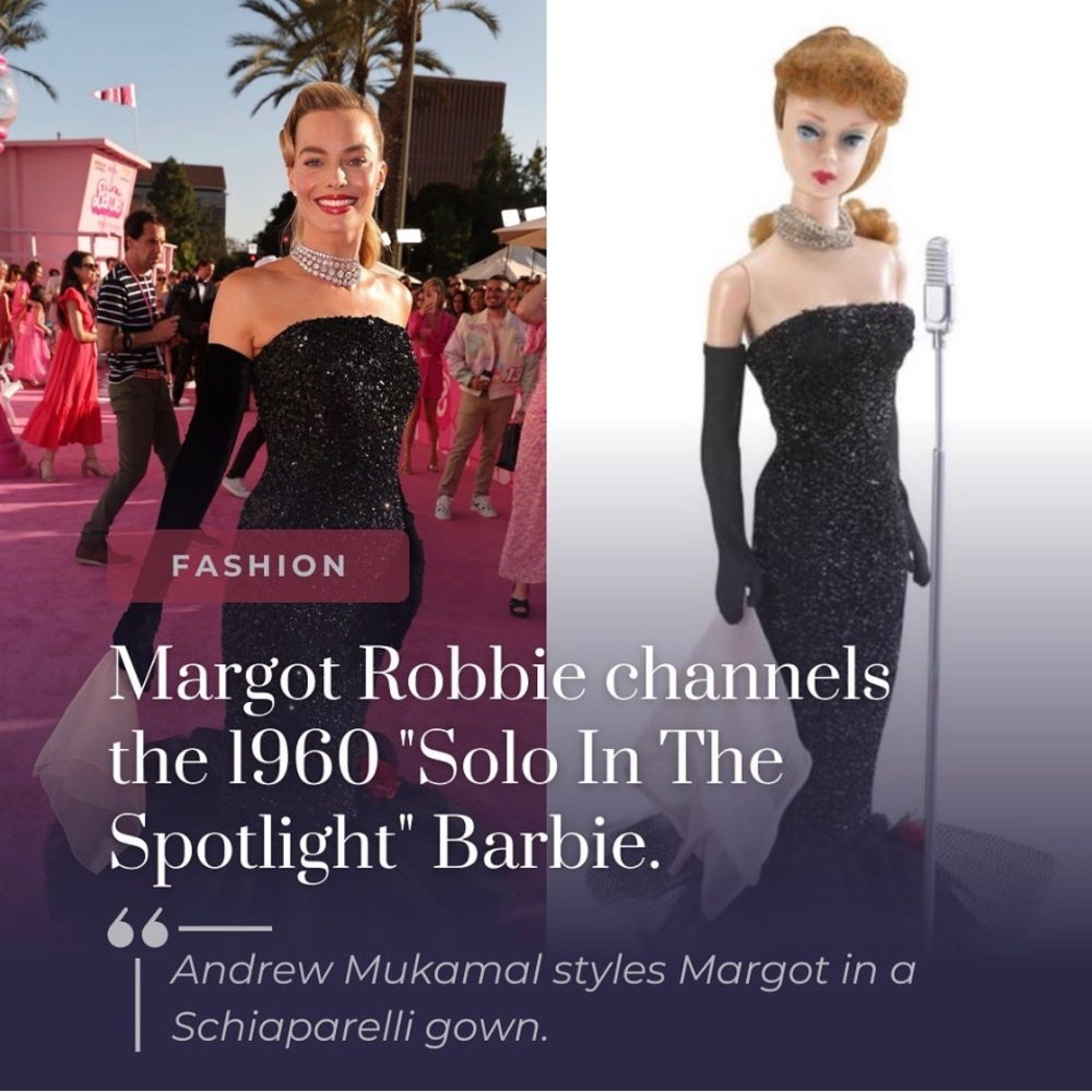 Margot Robbie Barbie Solo In The Spot Light